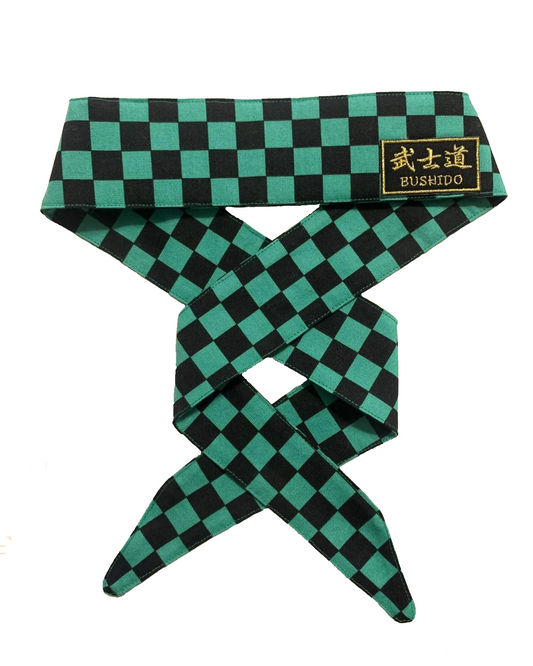 Green/Black Checker Yukata