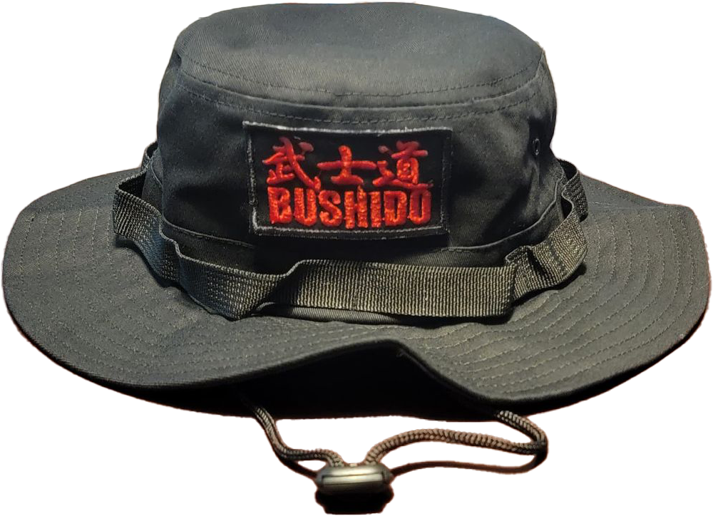 Black/Red Boonie Hat