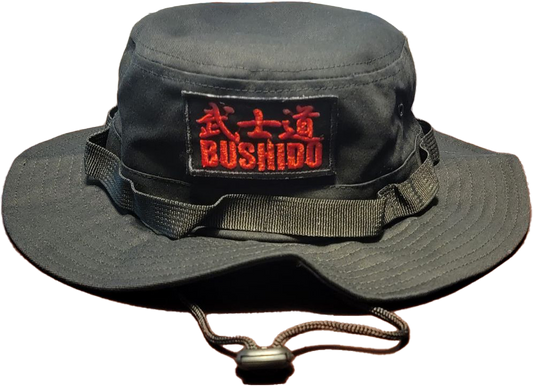 Black/Red Boonie Hat